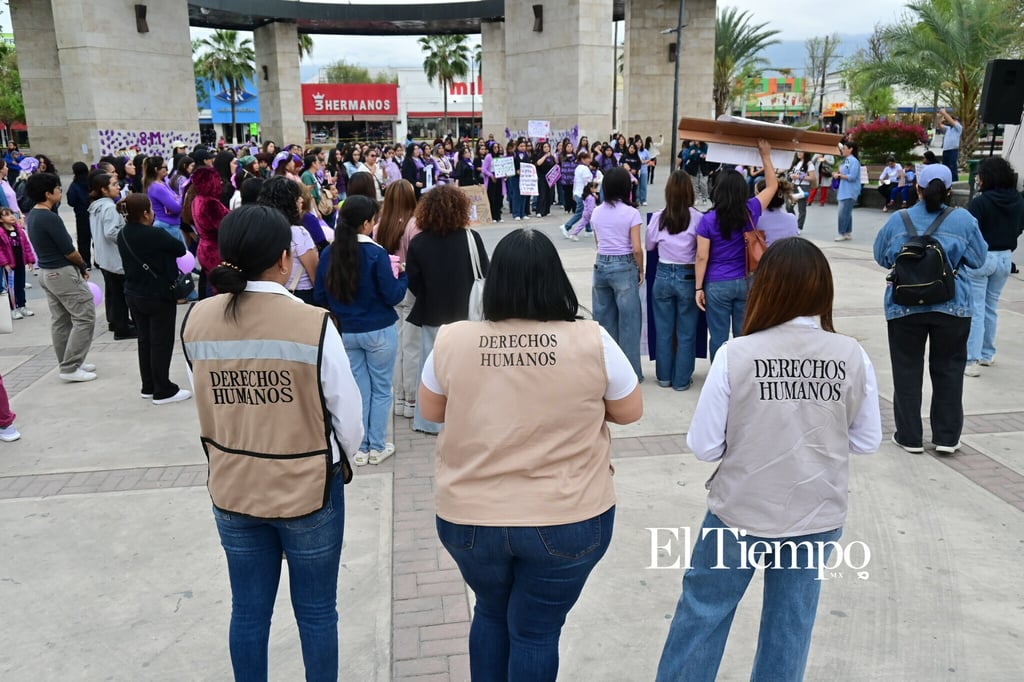 Galería fotográfica: Mujeres de Monclova se concentran por igualdad y justicia