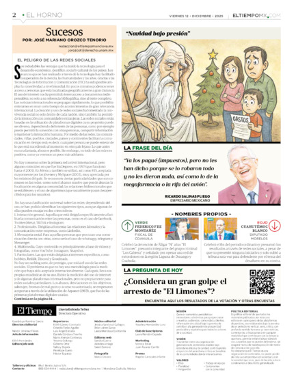 Edición impresa, hoja 2