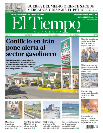 Edición impresa, hoja 1