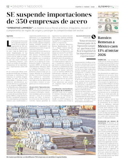 Edición impresa, hoja 12