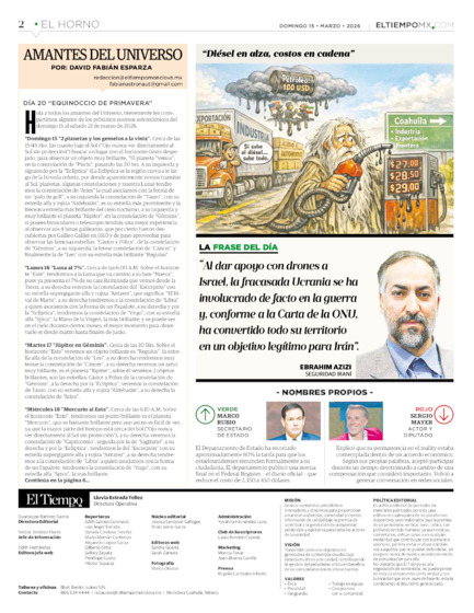 Edición impresa, hoja 2