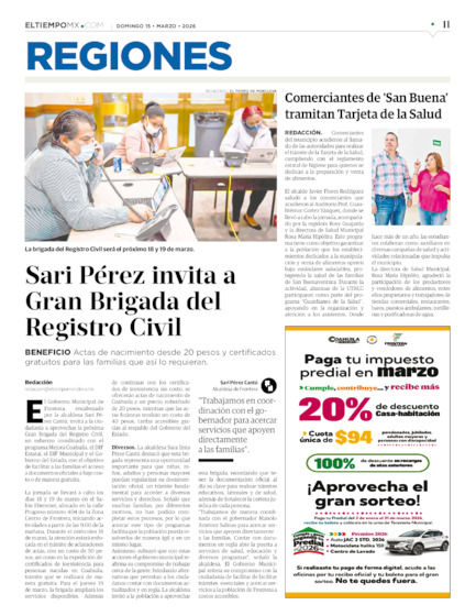 Edición impresa, hoja 11