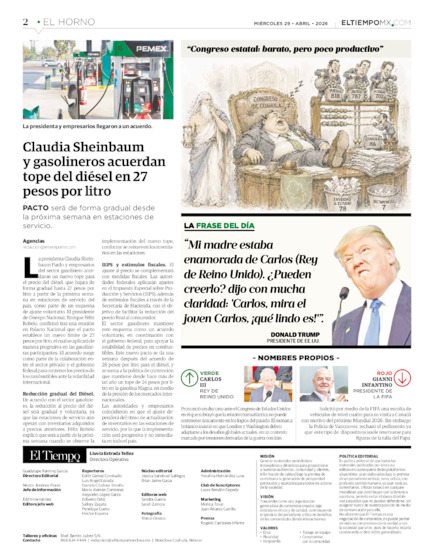 Edición impresa, hoja 2