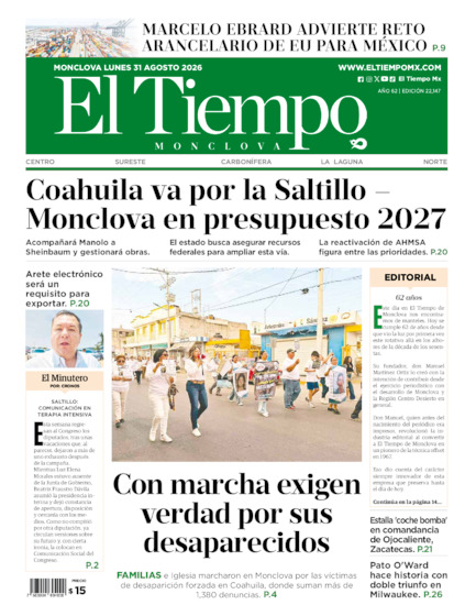 Edición impresa, hoja 1