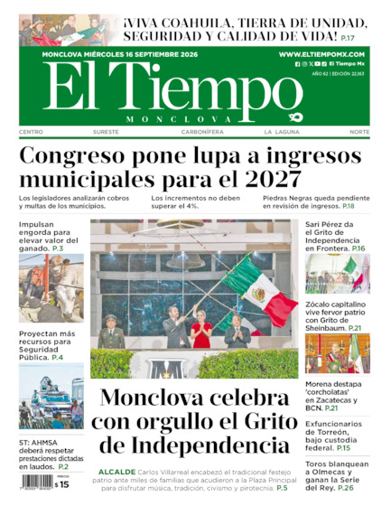 Edición impresa, hoja 1