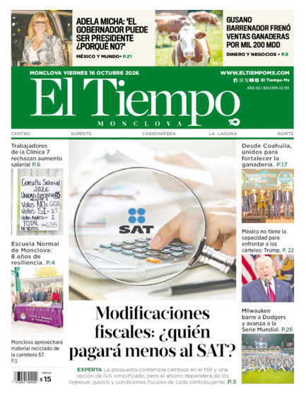 Edición impresa, hoja 1