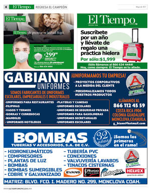 Página 4, Suplemento Acereros - Es Tiempo del bicampeonato