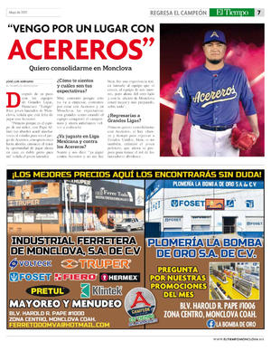 Página 7, Suplemento Acereros - Es Tiempo del bicampeonato