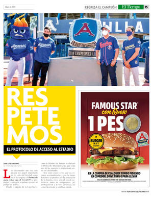 Página 15, Suplemento Acereros - Es Tiempo del bicampeonato