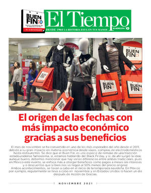 Página 1, Suplemento especial del Buen Fin