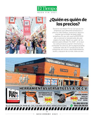 Página 3, Suplemento especial del Buen Fin