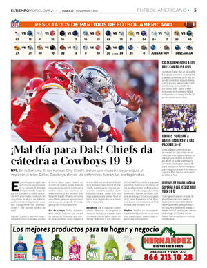 Página 5, Centro Deportes 22 Noviembre 2021