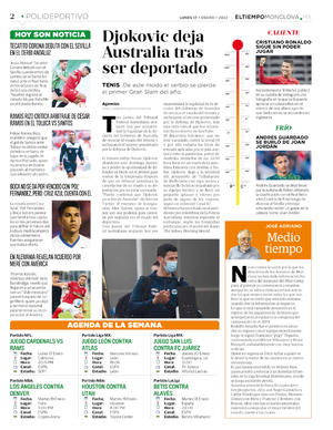 Página 2, Centro Deportes 17 ENERO 2022