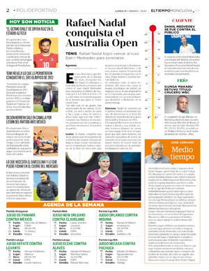Página 2, Centro Deportes 31 ENERO 2022