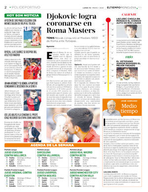 Página 2, CENTRO DEPORTES 16 MAYO 2022