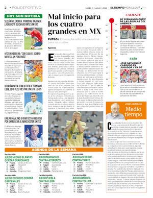 Página 2, CENTRO DEPORTES 11 JULIO 2022