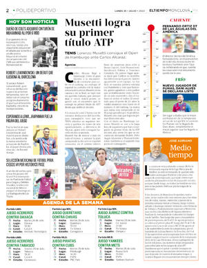 Página 2, CENTRO DEPORTES 25 JULIO 2022