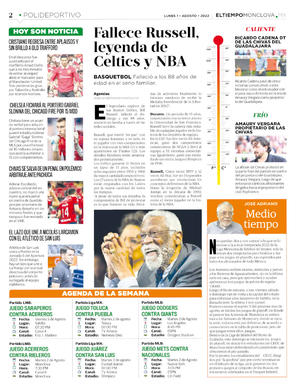 Página 2, CENTRO DEPORTES 1 AGOSTO 2022