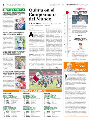 Página 2, CENTRO DEPORTES 8 AGOSTO 2022