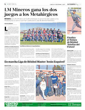 Página 8, Centro deportes