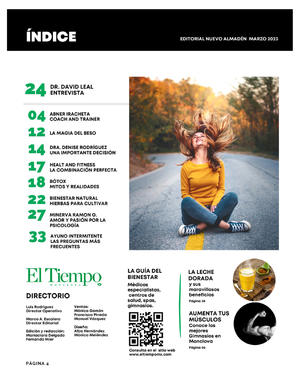 Página 4, REVISTA LA BUENA VIDA PERIODICO EL TIEMPO DE MONCLOVA