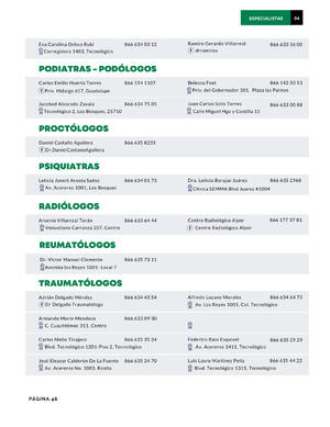 Página 46, REVISTA LA BUENA VIDA PERIODICO EL TIEMPO DE MONCLOVA