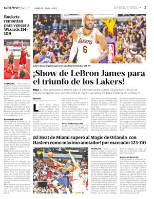 Página 5, Centro deportes