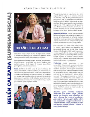 Página 13, JADE. BUENA VIDA. REVISTA MONCLOVA