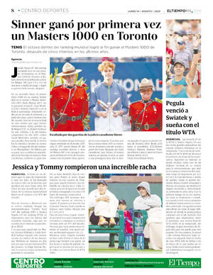 Página 8, Centro Deportes