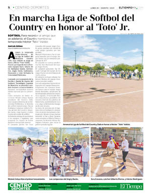 Página 8, Centro Deportes