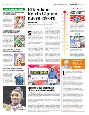 Página 2, Centro Deportes