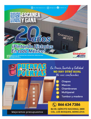 Página 13, REVISTA LA BUENA VIDA PERIODICO EL TIEMPO DE MONCLOVA