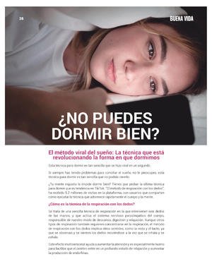 Página 36, REVISTA LA BUENA VIDA PERIODICO EL TIEMPO DE MONCLOVA