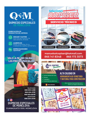 Página 46, REVISTA LA BUENA VIDA PERIODICO EL TIEMPO DE MONCLOVA