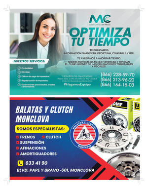Página 11, REVISTA LA BUENA VIDA PERIODICO EL TIEMPO DE MONCLOVA
