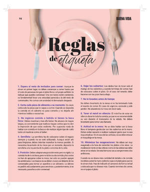 Página 16, REVISTA LA BUENA VIDA PERIODICO EL TIEMPO DE MONCLOVA