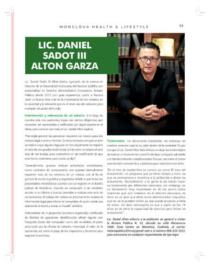 Página 17, REVISTA LA BUENA VIDA PERIODICO EL TIEMPO DE MONCLOVA