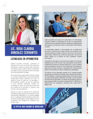 Página 18, REVISTA LA BUENA VIDA PERIODICO EL TIEMPO DE MONCLOVA