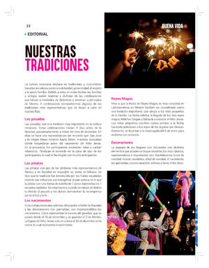 Página 22, REVISTA LA BUENA VIDA PERIODICO EL TIEMPO DE MONCLOVA