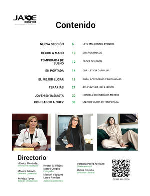 Página 4, REVISTA JADE BUENA VIDA PERIÓDICO EL TIEMPO DE MONCLOVA