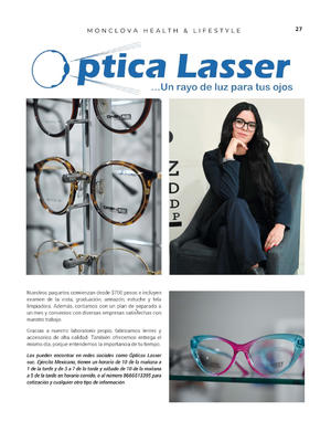 Página 27, REVISTA JADE BUENA VIDA PERIÓDICO EL TIEMPO DE MONCLOVA