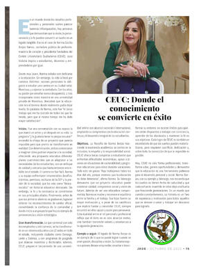 Página 15, 	 REVISTA JADE BUENA VIDA EL TIEMPO MONCLOVA