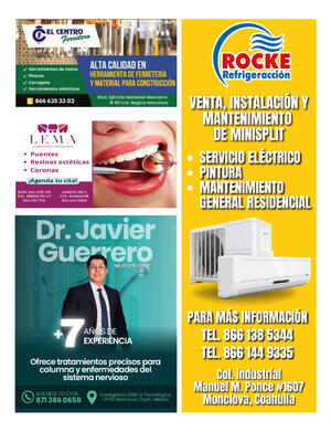 Página 47, REVISTA JADE BUENA VIDA EL TIEMPO MONCLOVA Página 47, REVISTA JADE BUENA VIDA EL TIEMPO MONCLOVA